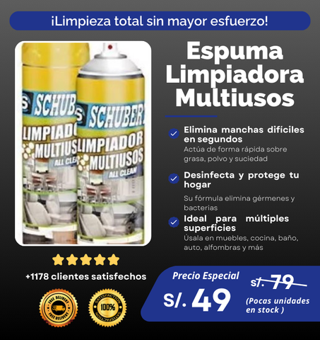 Image of ESPUMA LIMPIADORA MULTIUSOS